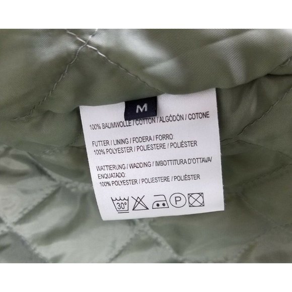 Marc O'Polo Campus Stockholm Patch Canvas Quilted Bomber Jacket Mens M Gote Huss - Picture 9 of 12